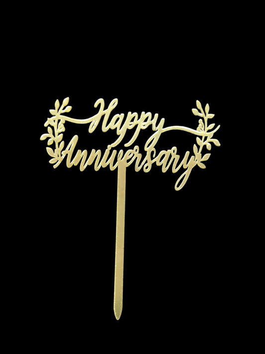 Happy Anniversary Acrylic Topper RT00563