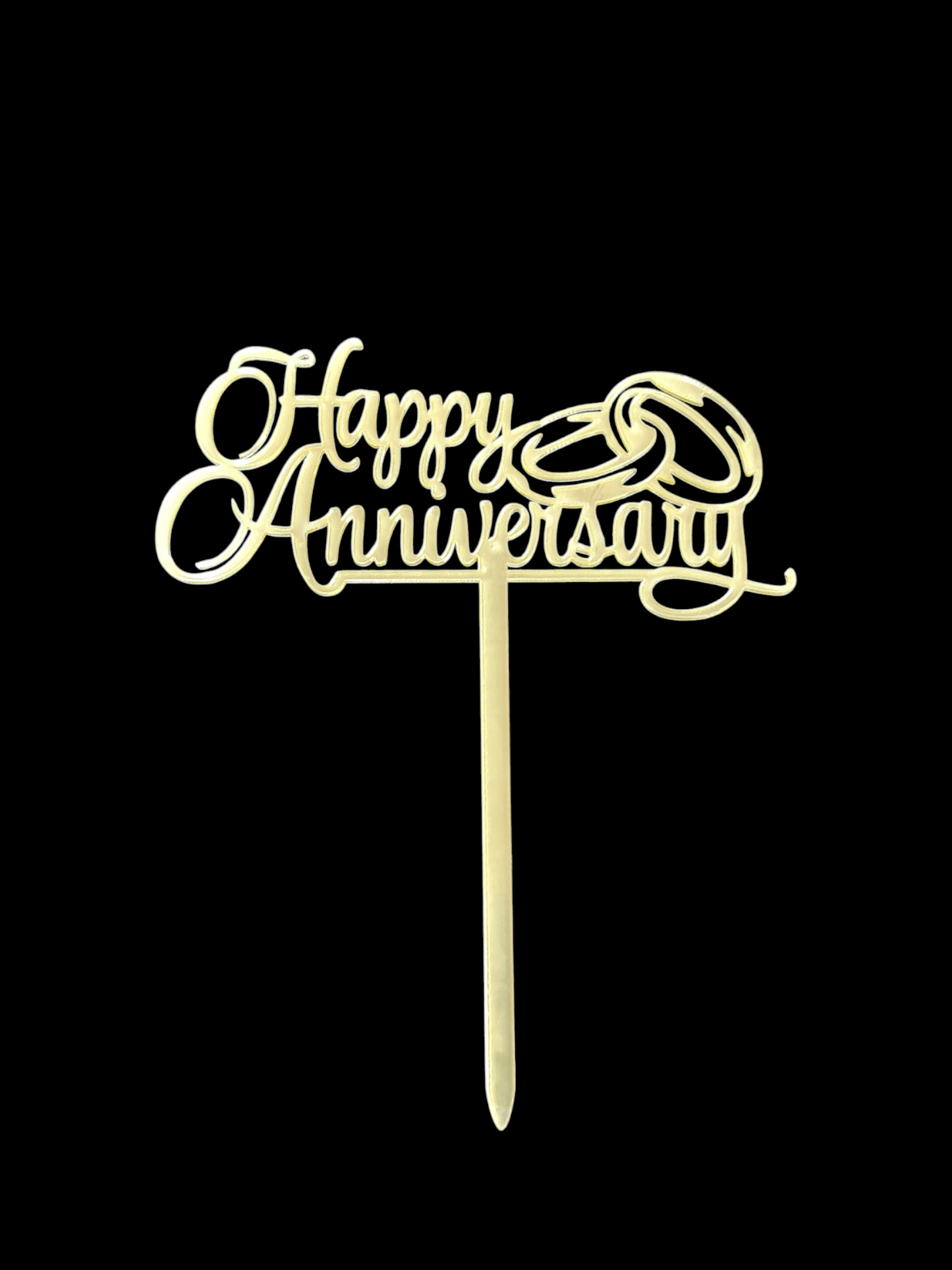 Happy Anniversary Acrylic Topper RT01035
