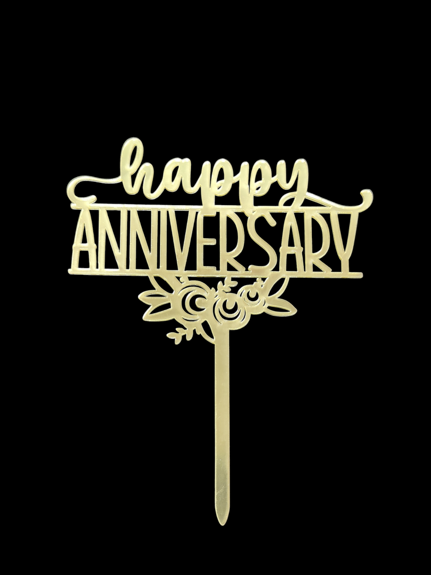 Happy Anniversary Acrylic Topper RT01030