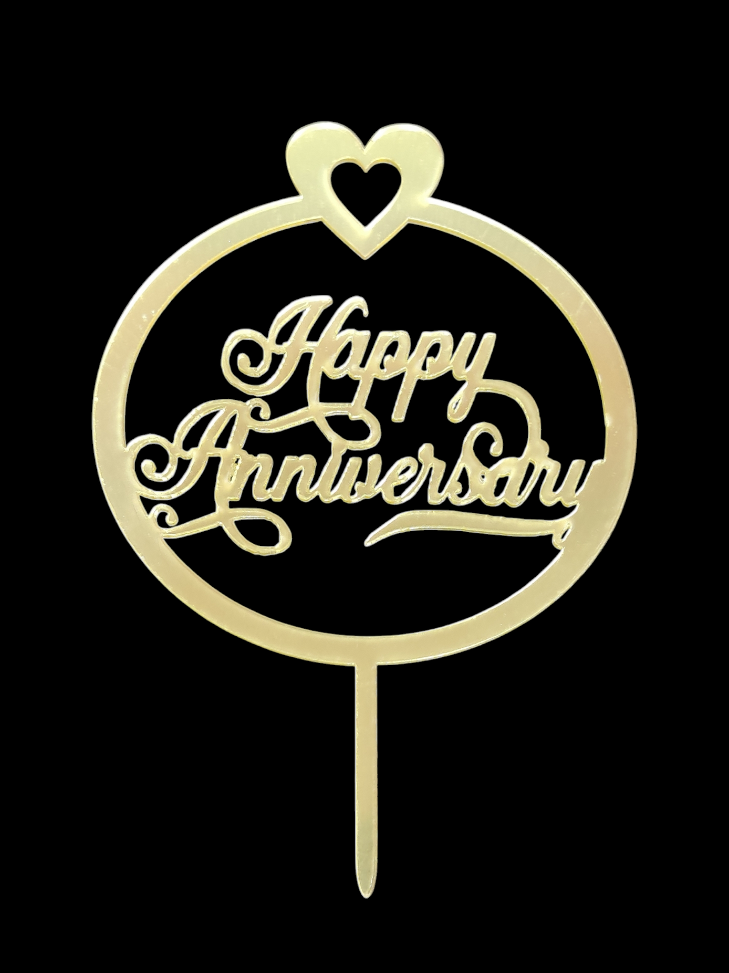 Happy Anniversary Acrylic Topper RT00944