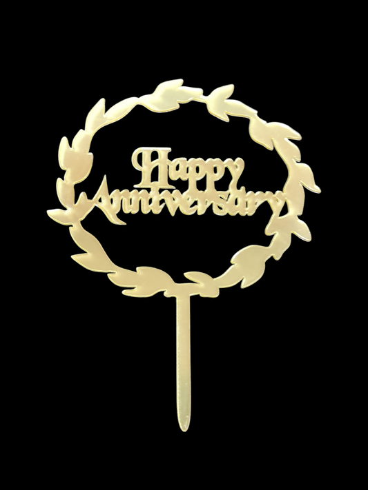 Happy Anniversary Acrylic Topper RT00880