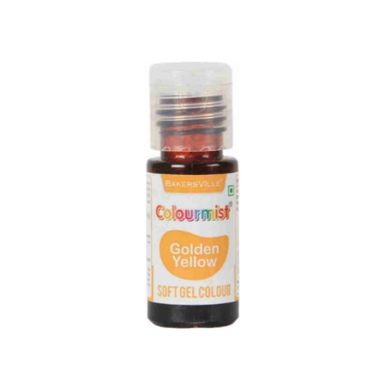 Bakersville colourmist Golden Yellow Soft Gel Colour 20gm