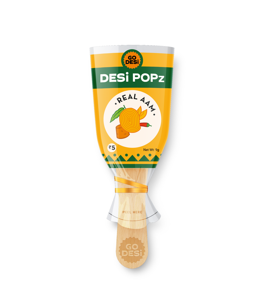 Go desi Real Aam Popz Real Mango & Jaggery pack of 5