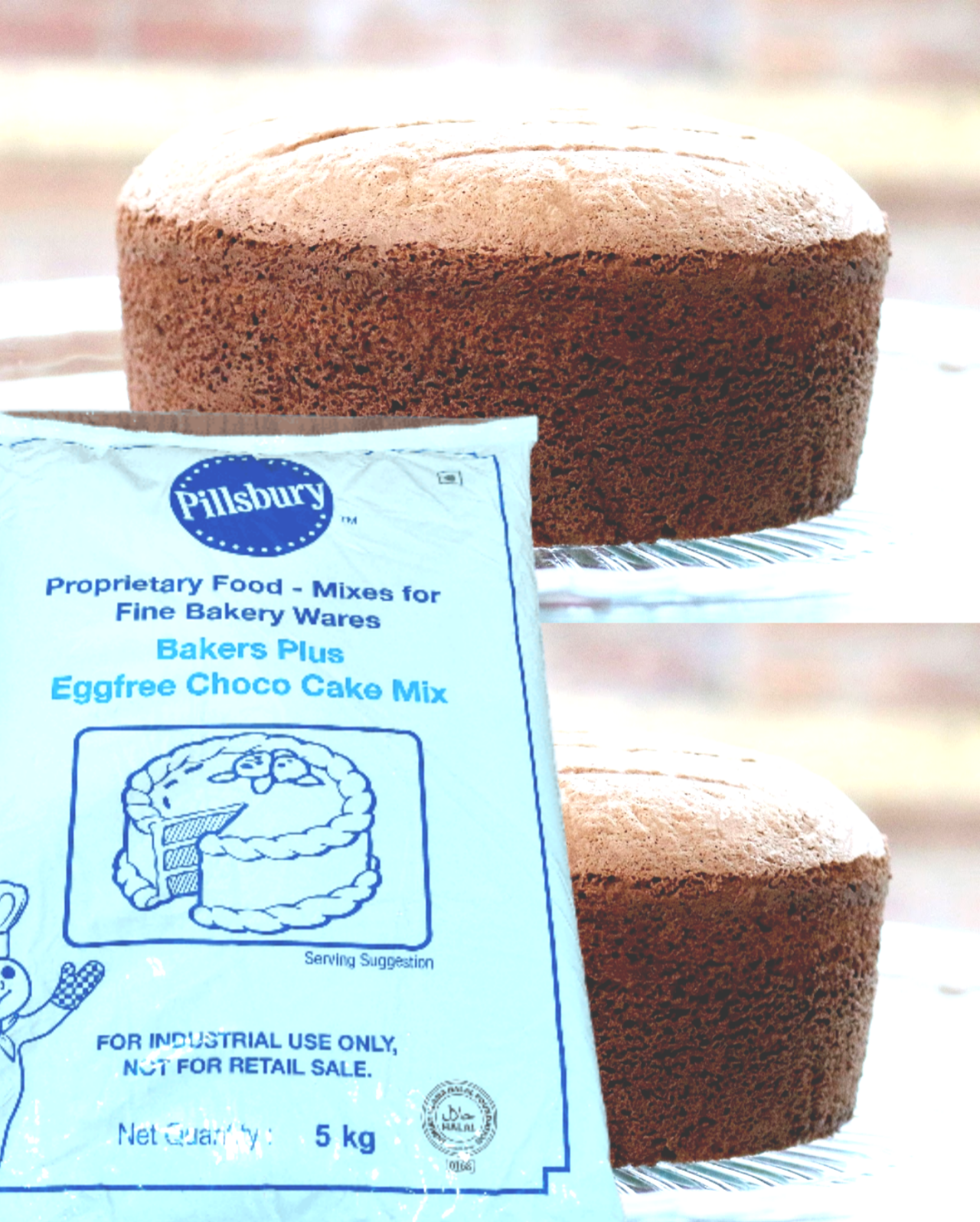 Pillsbury baker plus eggfree choco cake mix 5kg