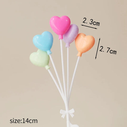 Balloon Heart Topper random colour