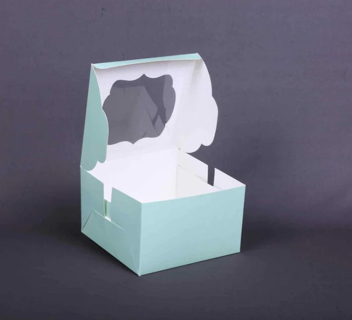 4 pc Cupcake Box Mint colour