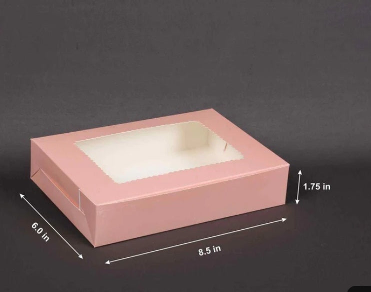 6 pc Brownie Box Peach colour (Pack of 10)