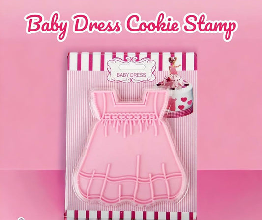 Baby dress fondant stamp