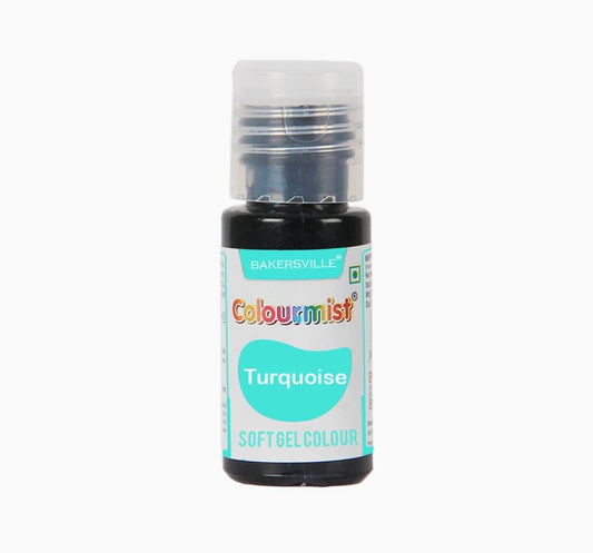 Bakersville colourmist Turquoise Soft Gel Colour 20gm