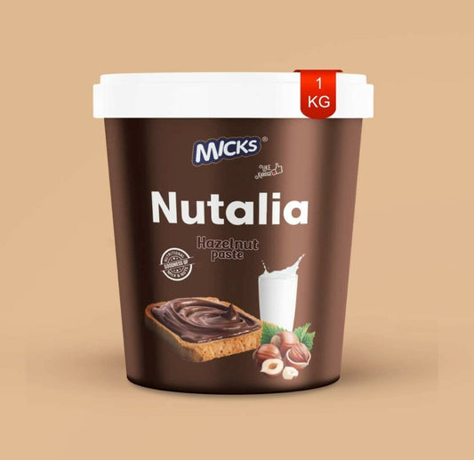 Micks Nutalia Hazelnut Chocolate Spread, paste, 1kg pack