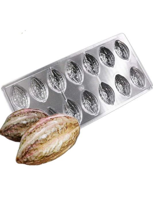 Cocoa Fruit Nut Shape Polycarbonate Mould