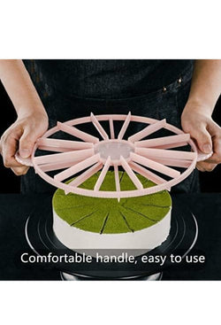 Cake Slice Pie Cake 10/12 Piece Equal Portion Marker size-27cm