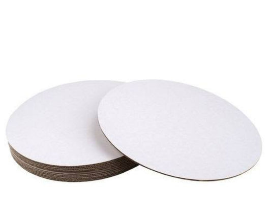 8 inch round white baseboard