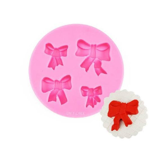 Bow silicone fondant mould