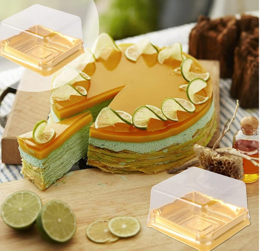 Plastic Mooncake Box with Transparent Lids pack of10        size-2.1 /1.5inch