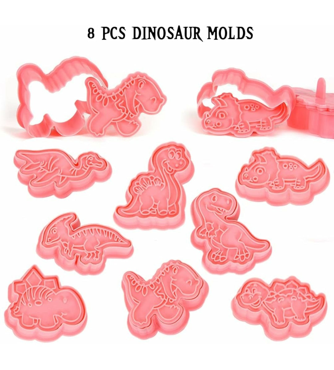 8 Pcs Dinosaur Cutter ZN2925-5