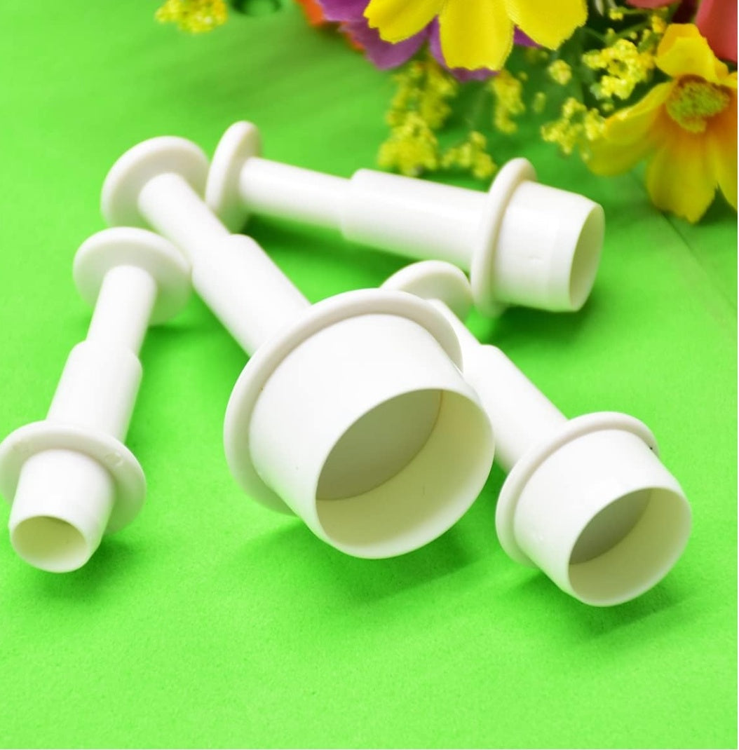 Round shape Plunger Cutter Set of4