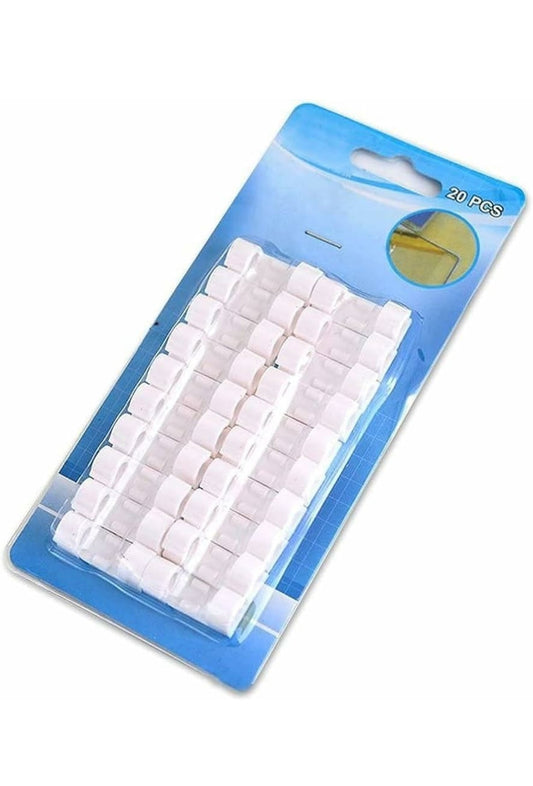 Cable clip plastic 20pcs