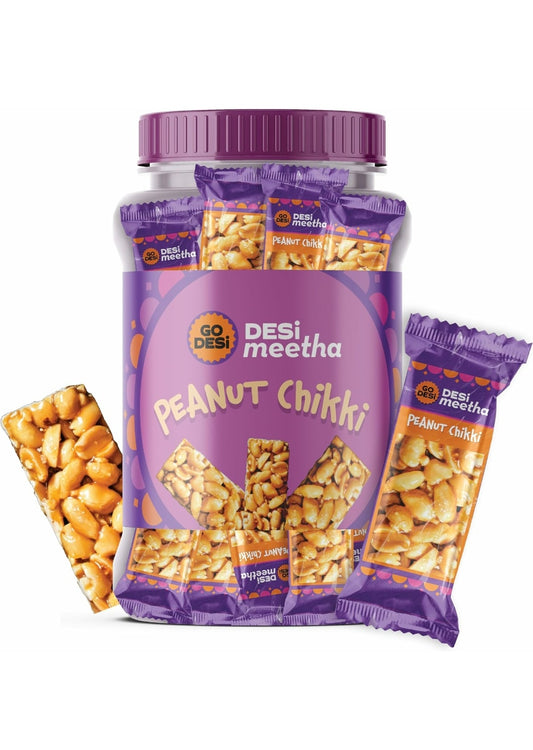 Go Desi Peanut Chikki Bar pack of 5