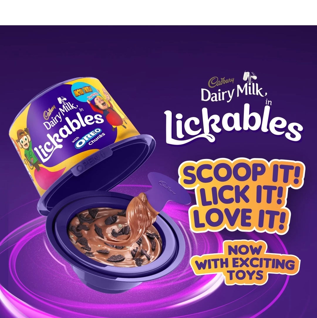 Cadbury Dairy Milk Lickables with oreo chunks 20g