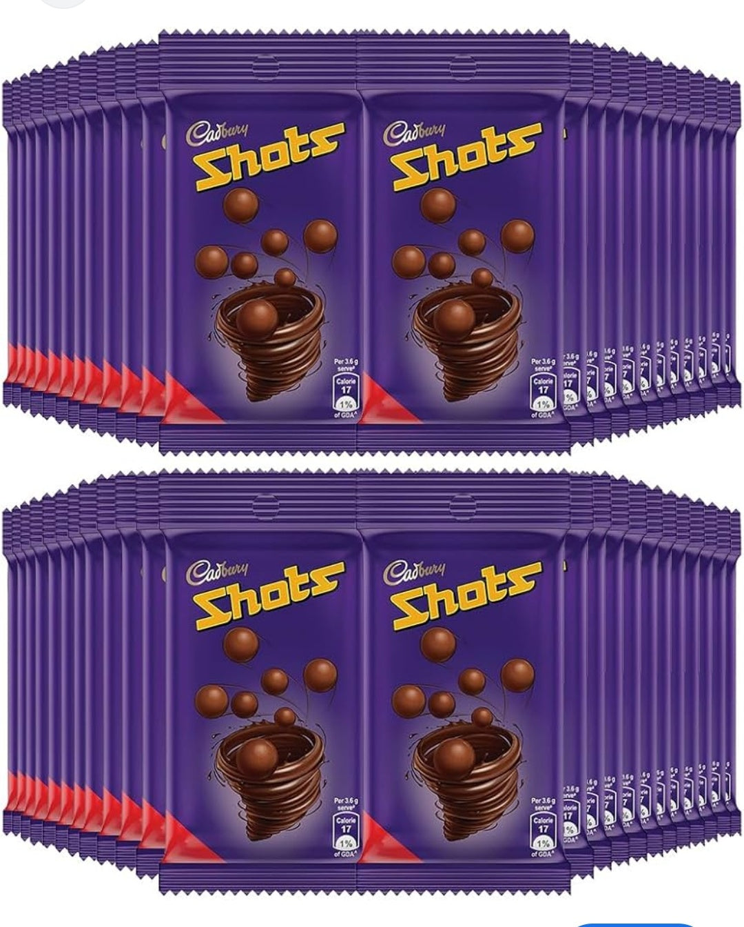 Cadbury shots 16.2g