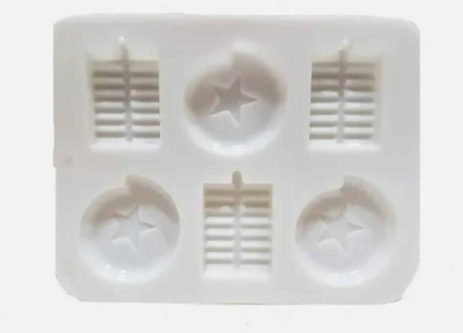 Diwali fire carcker Chakri Mould Diwali Chocolate Mould 6 Cavity