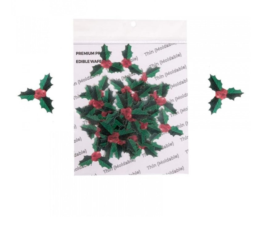 Edible Christmas Edible Waffer Paper Sheet pack of 28