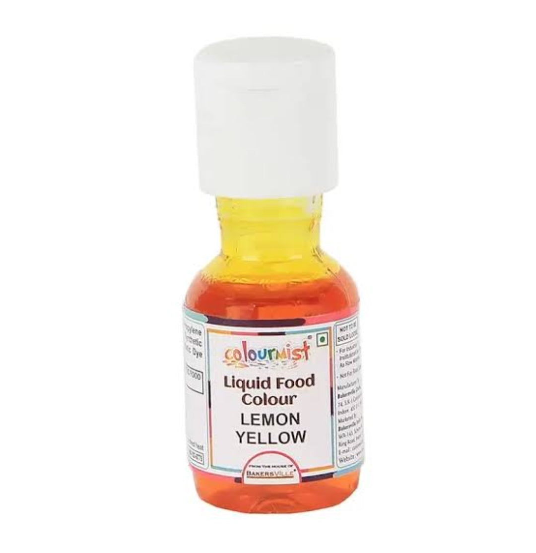 Bakersville Colourmist Lemon Yellow Liquid Food Colour 20g