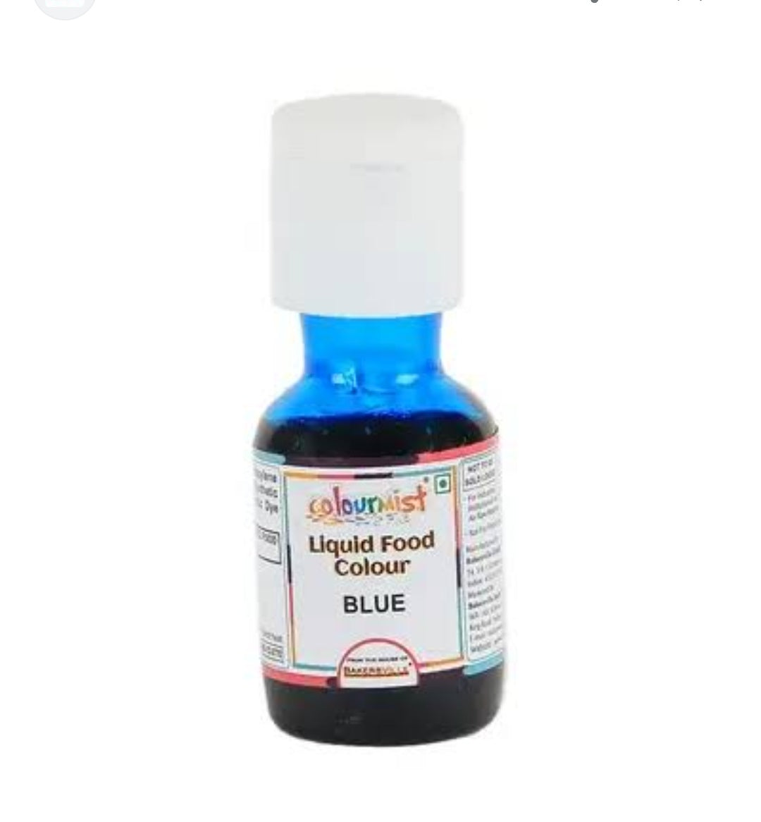 Bakersville Colourmist Blue Liquid Food Colour 20g