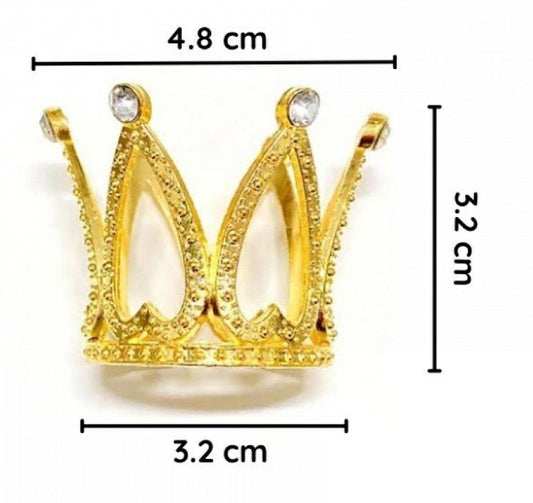 Golden Metal Mini Crown