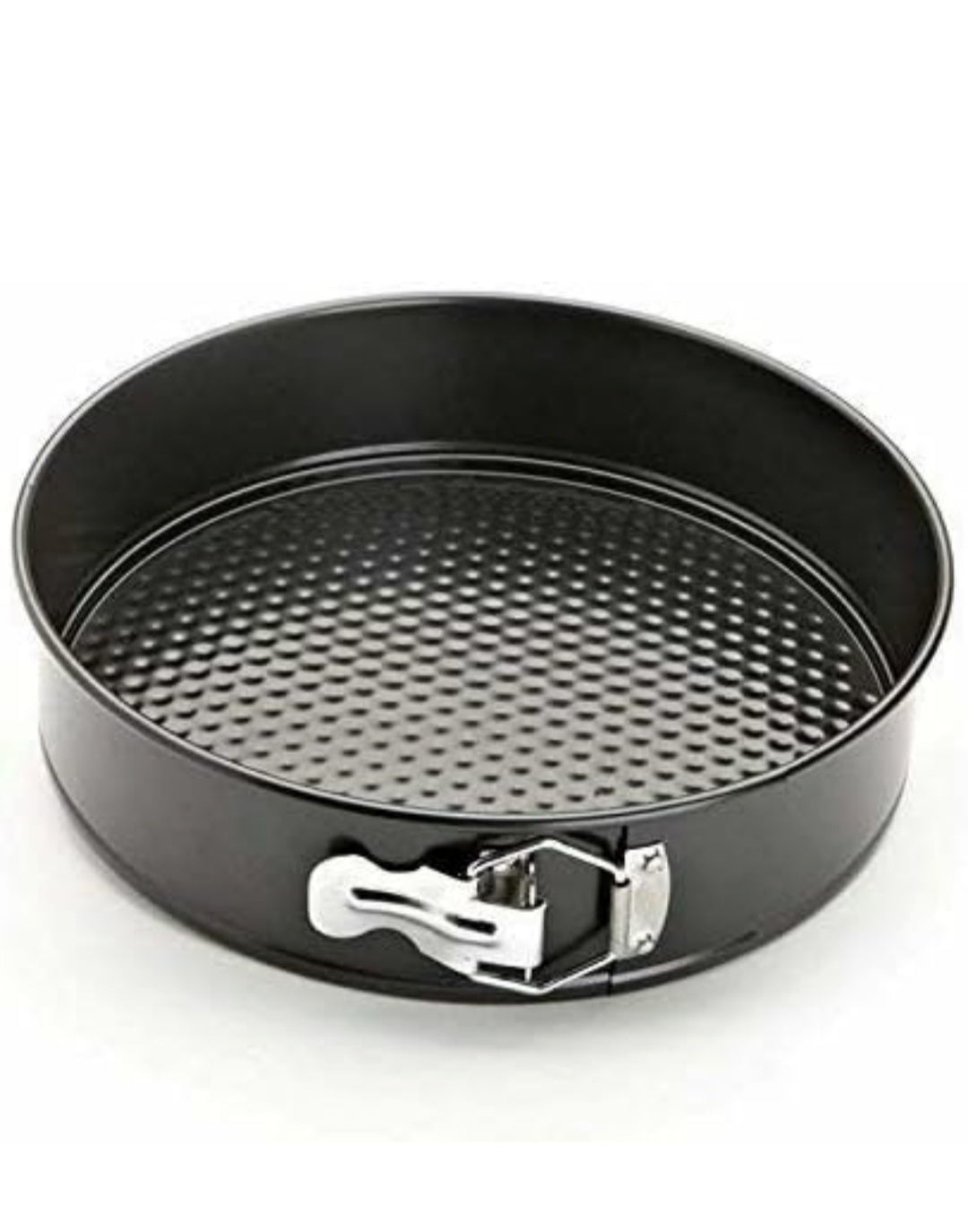 Nonstick Round Clip Bake Pan, Black, 22 Cm