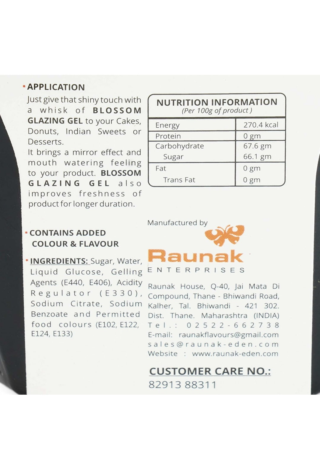 Blossom Glazing Caramel Gel 250gm