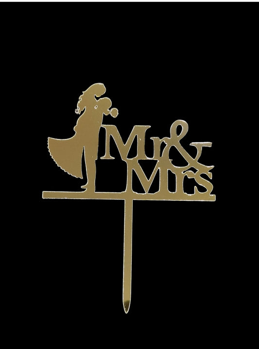 Mr&Mrs Acrylic Topper RT00146