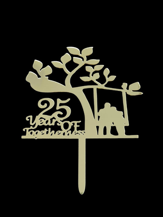 25 years Togetherness Acrylic Topper RT00849