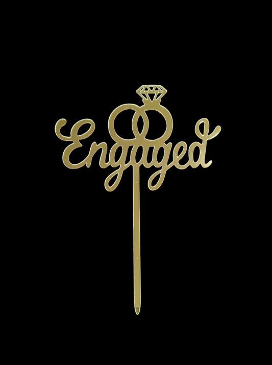 Engaged Acrylic Topper RT00625