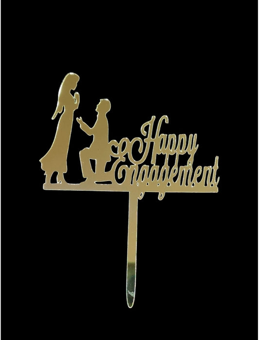 Happy Engagement Acrylic Topper RT00245