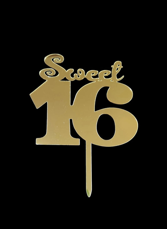 Sweet 16 Acrylic Topper RT00948