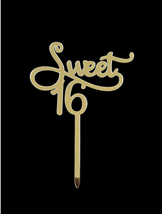 Sweet 16 Acrylic Topper RT00951