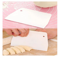Plastic Cake D Scraper Size - 10x5.5 inch