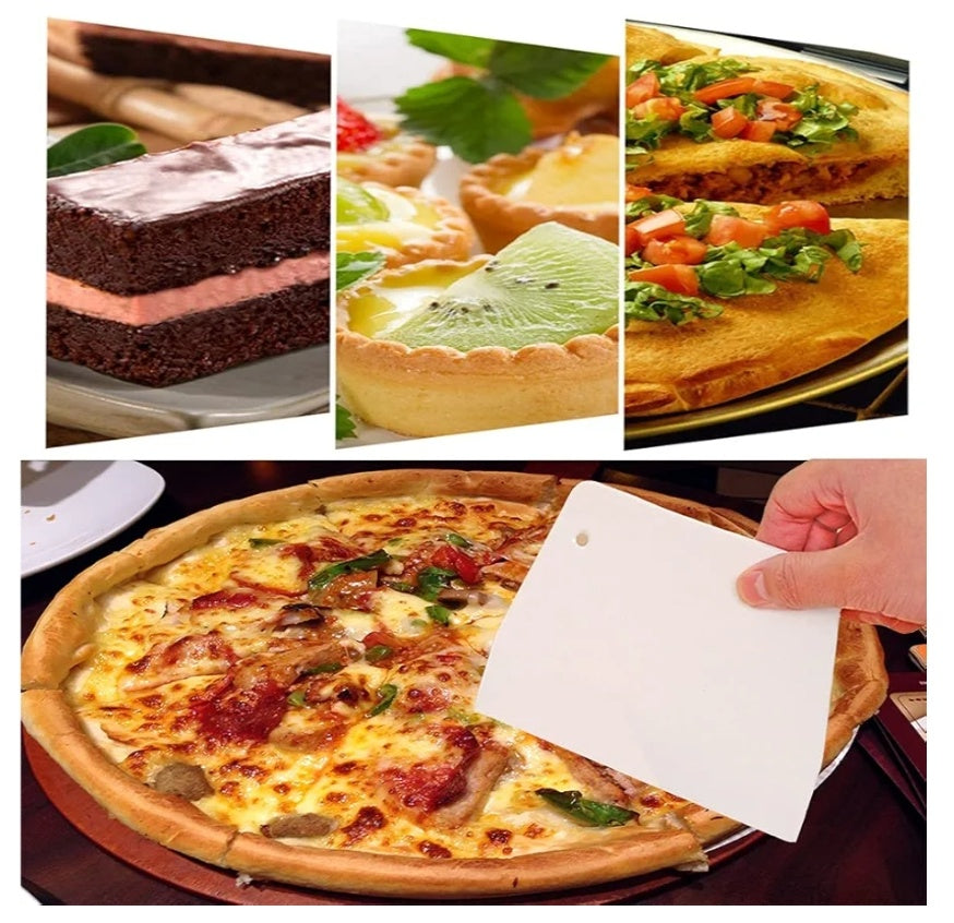 Plastic Cake D Scraper Size - 10x5.5 inch