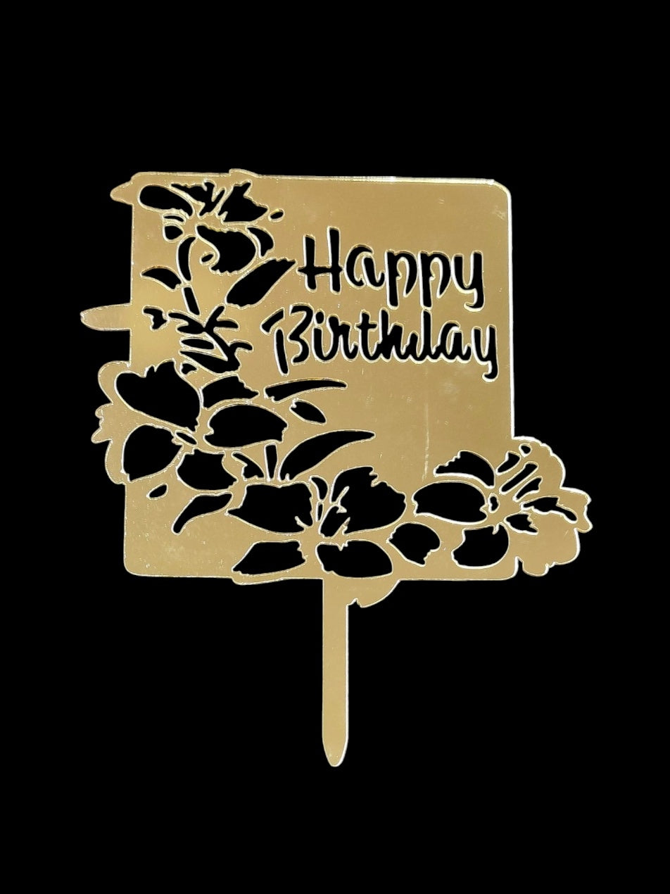 Happy Birthday Acrylic Topper RT00934