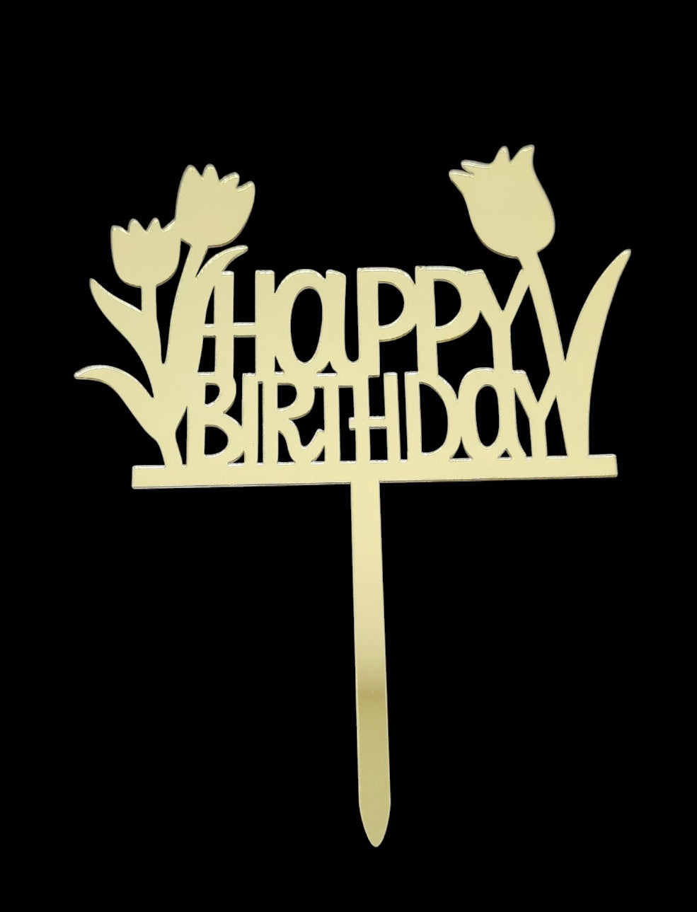 Happy Birthday  Acrylic Topper