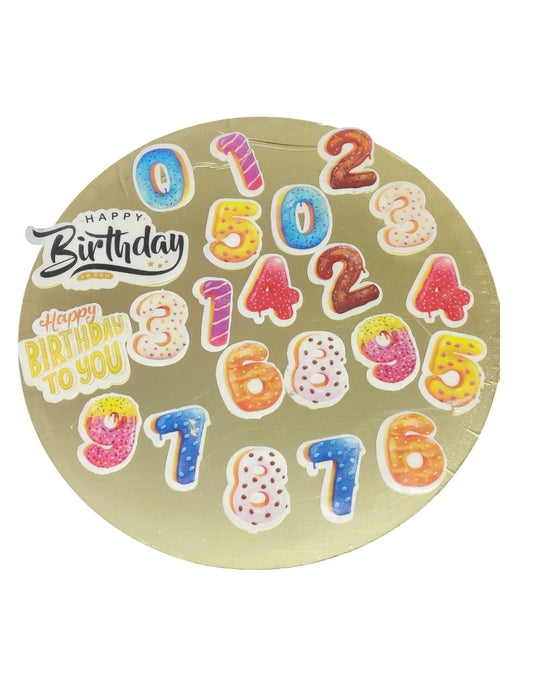 Blossom Number Edible precut 22 pcs