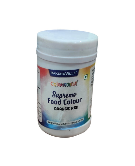 Bakersville Supreme Food Colour Orange Red 100 gm