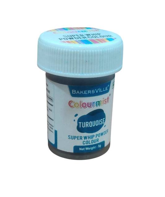 Bakersville Colourmist Turquoise Super whip powder colour 5g