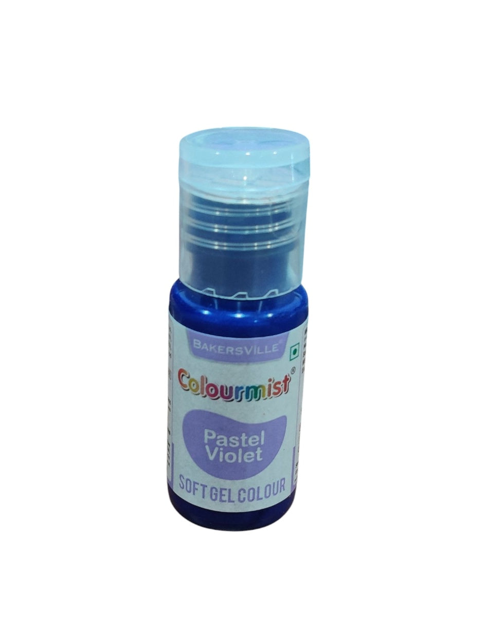 Bakersville Colourmist Pastel Violet Soft Gel Colour 20 gm