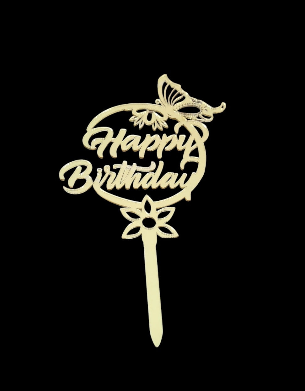 Happy Birthday Acrylic Topper