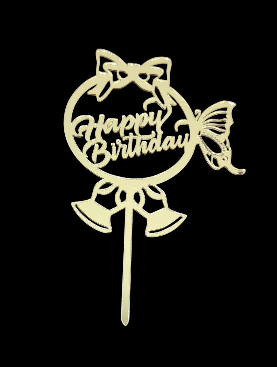 Happy Birthday Acrylic Topper