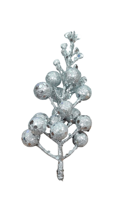 Silver Cherry Topper