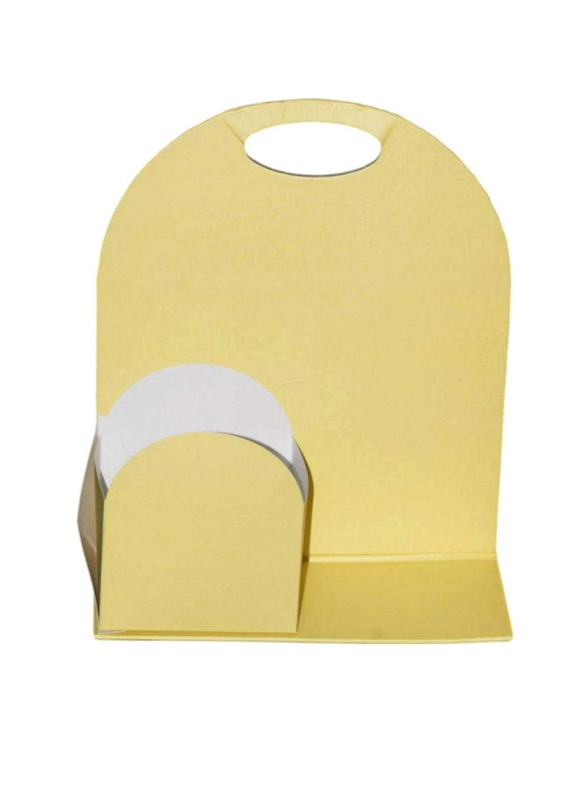 Foldable Yellow Cake Hamper Stand